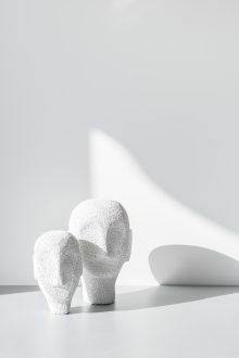 Skulptur aus Porenbeton selber gestalten - Bildhauerei zu Hause - Ideen - Kopf - Büste