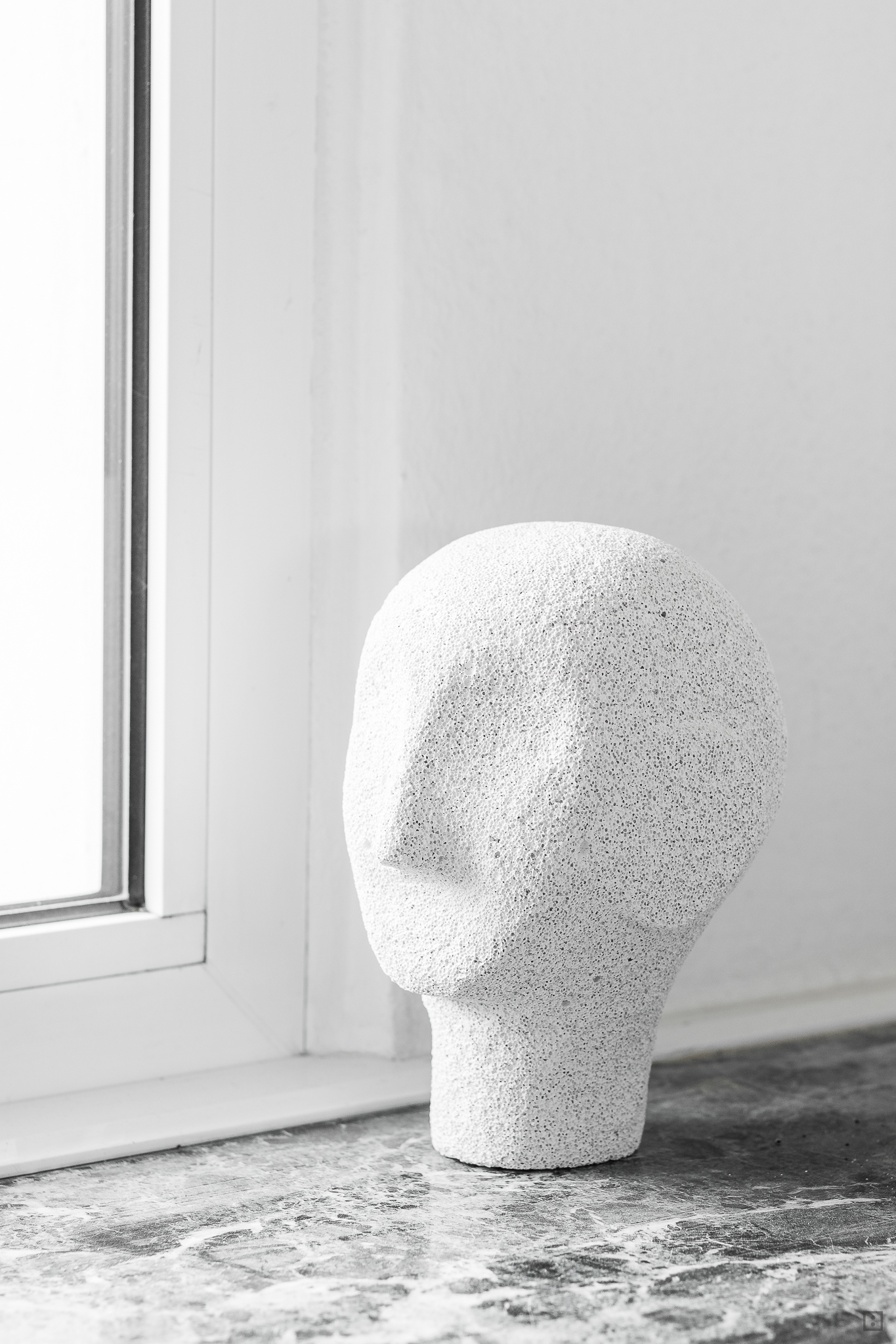 Skulptur aus Porenbeton selber gestalten - Bildhauerei zu Hause - Ideen - Kopf - Büste DIY